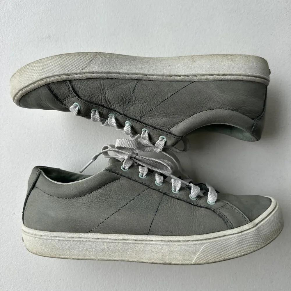 L.L.Bean Eco Bay Women’s Size 8 M Oxford Classic Sage Leather Lace-Up Shoes